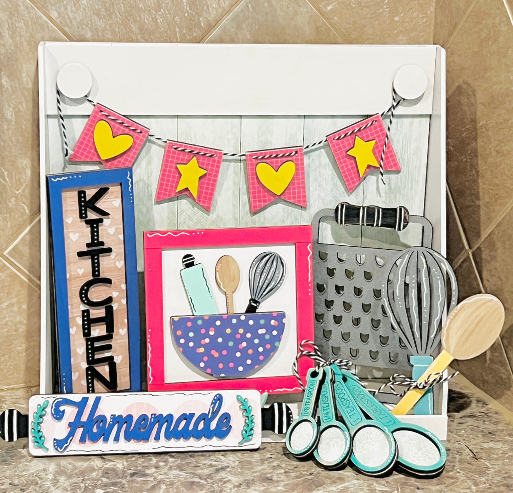 Homemade Kitchen Tiered Tray Set DIY KIT - 306