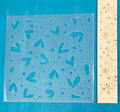 Hearts and Dots Stencil
