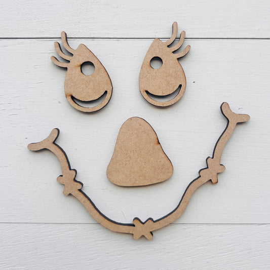 Scarecrow Face Cutout