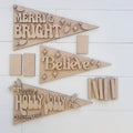 Interchangeable Spindle Pennant Flags