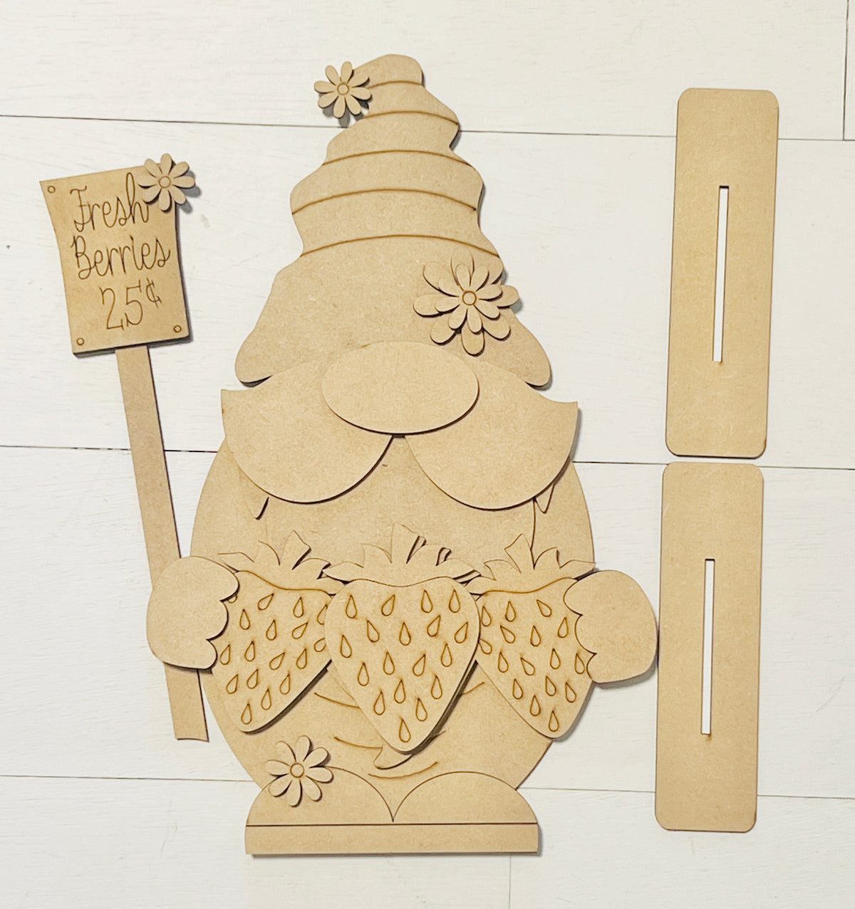 Strawberry and Daisy Gnome DIY KIT - 393