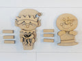 Elf & Snowman Hugger Interchangeable Set