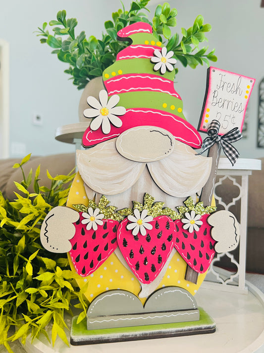 Strawberry and Daisy Gnome DIY KIT