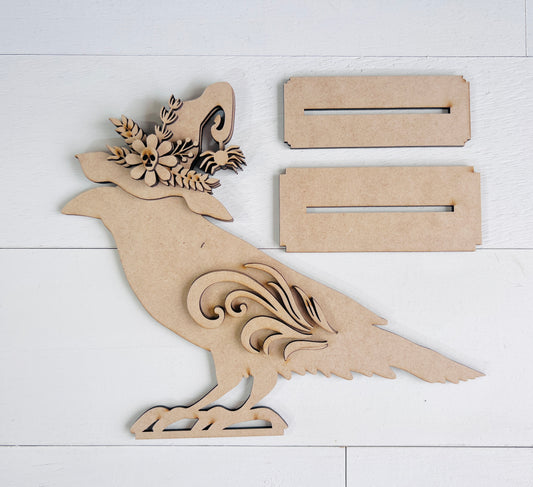 Black Crow Shelf Sitter