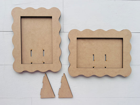 Scalloped 4x6 Frames
