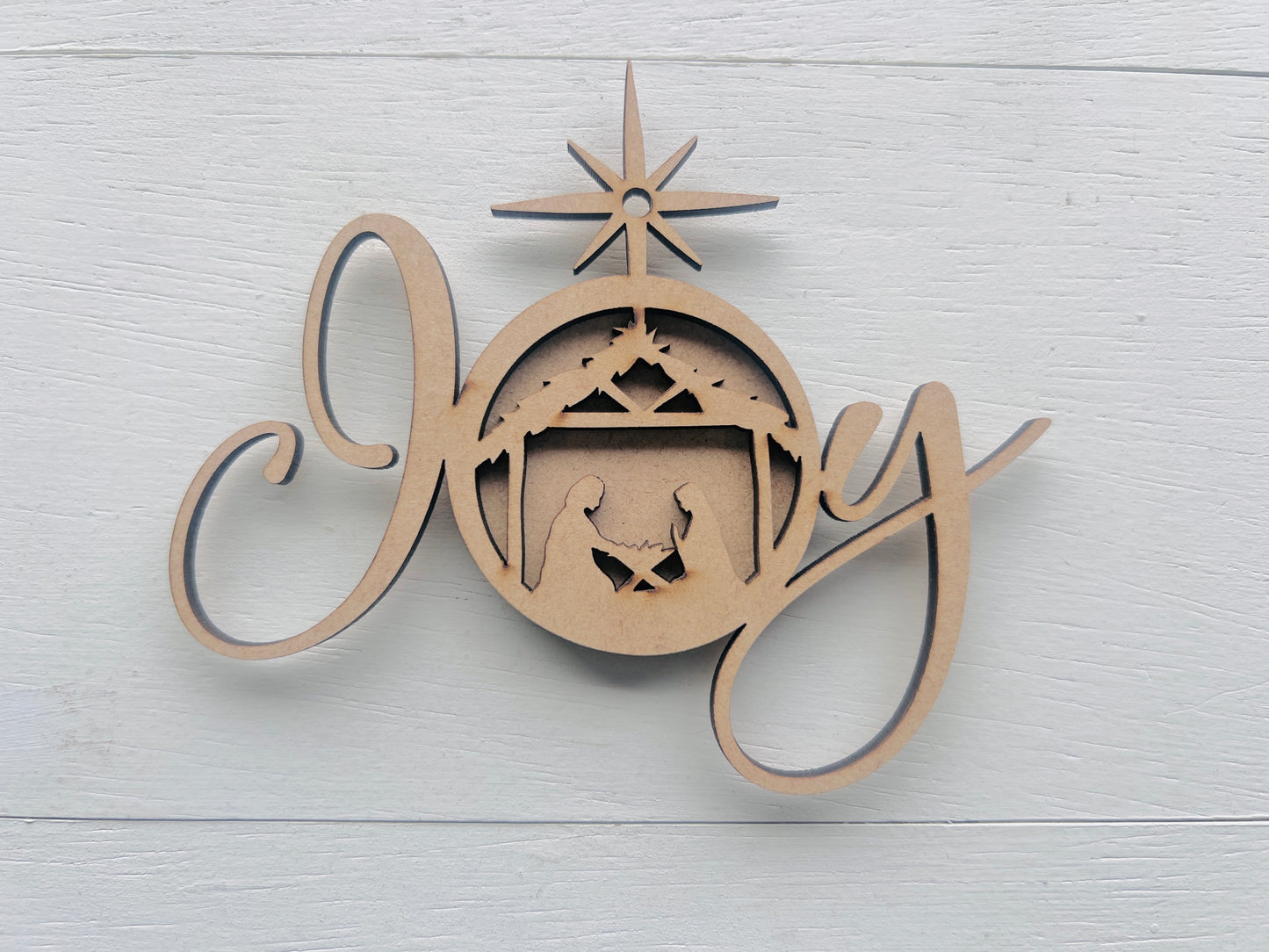 Joy Nativity Ornament