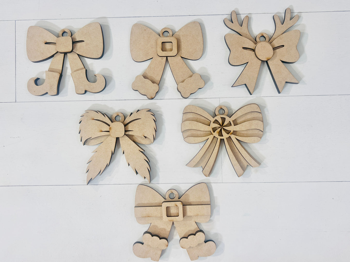 Bow Ornament Set