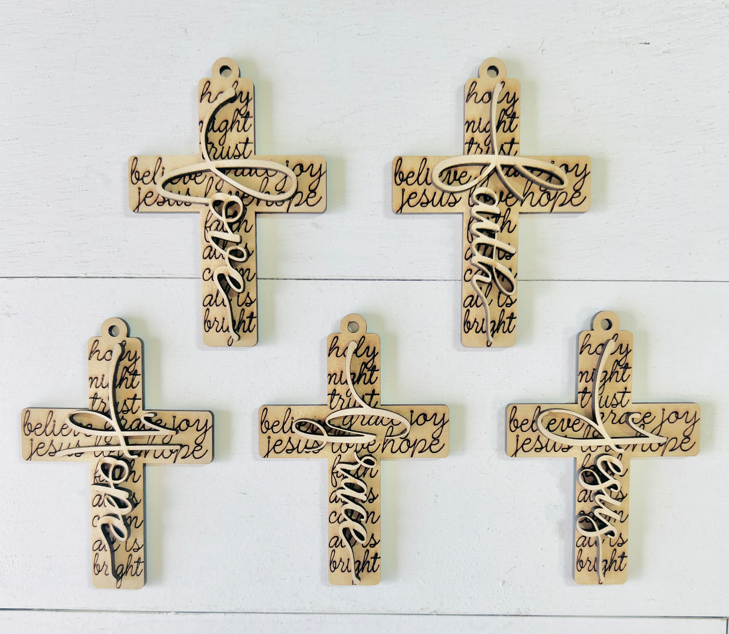 Religious Layered Crosses