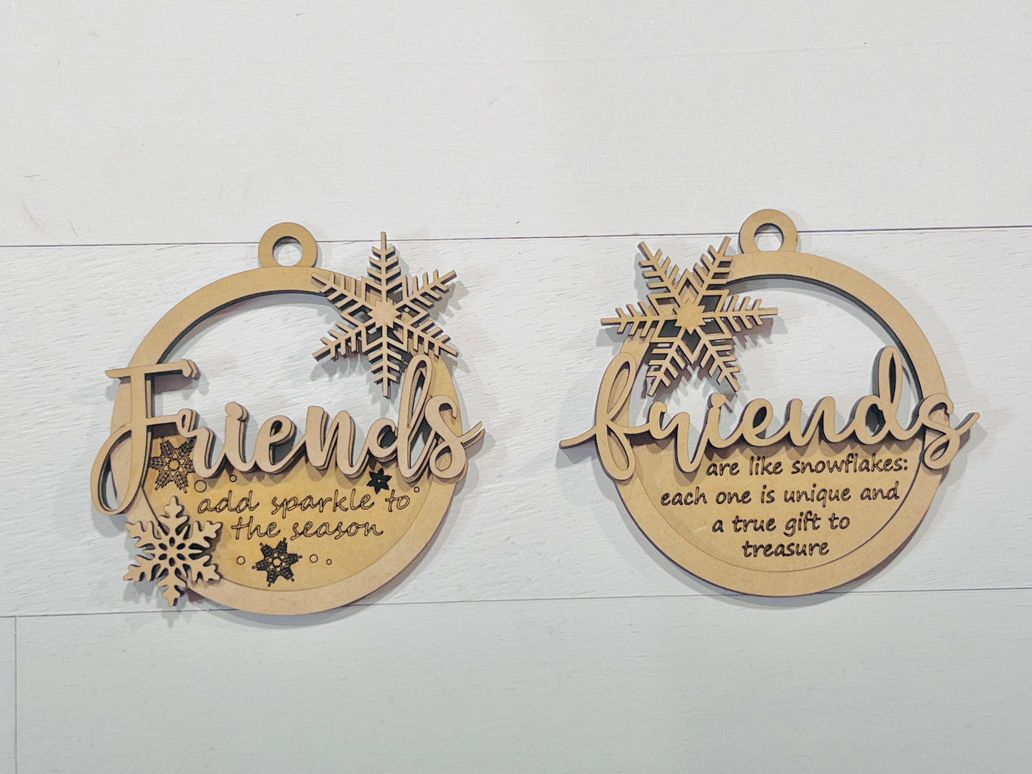Friends Ornaments - Set of 2
