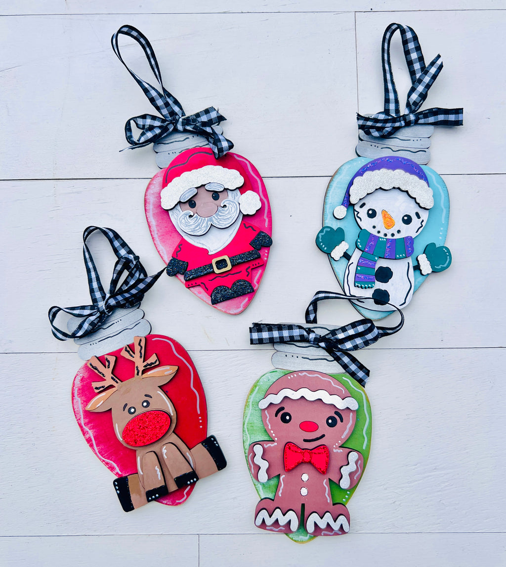 Lightbulb Ornaments