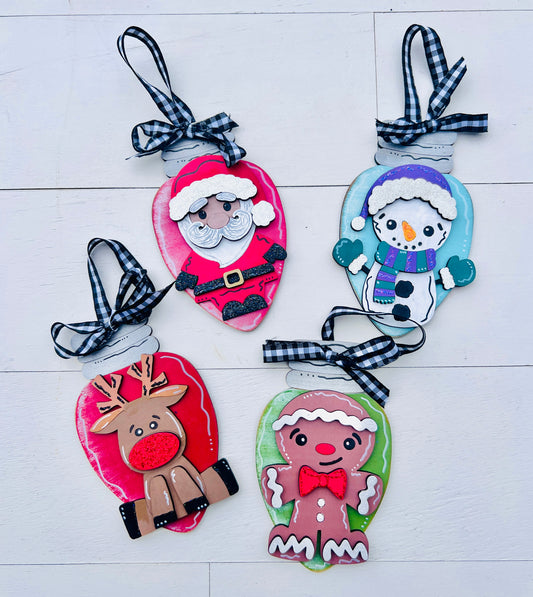 Lightbulb Ornaments