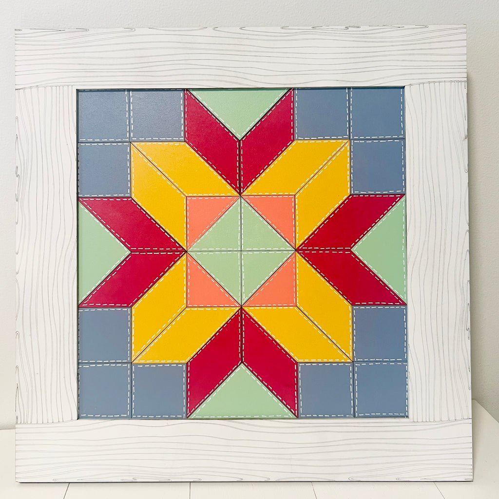 Interchangeable Barn Quilt Frame DIY KIY - 400