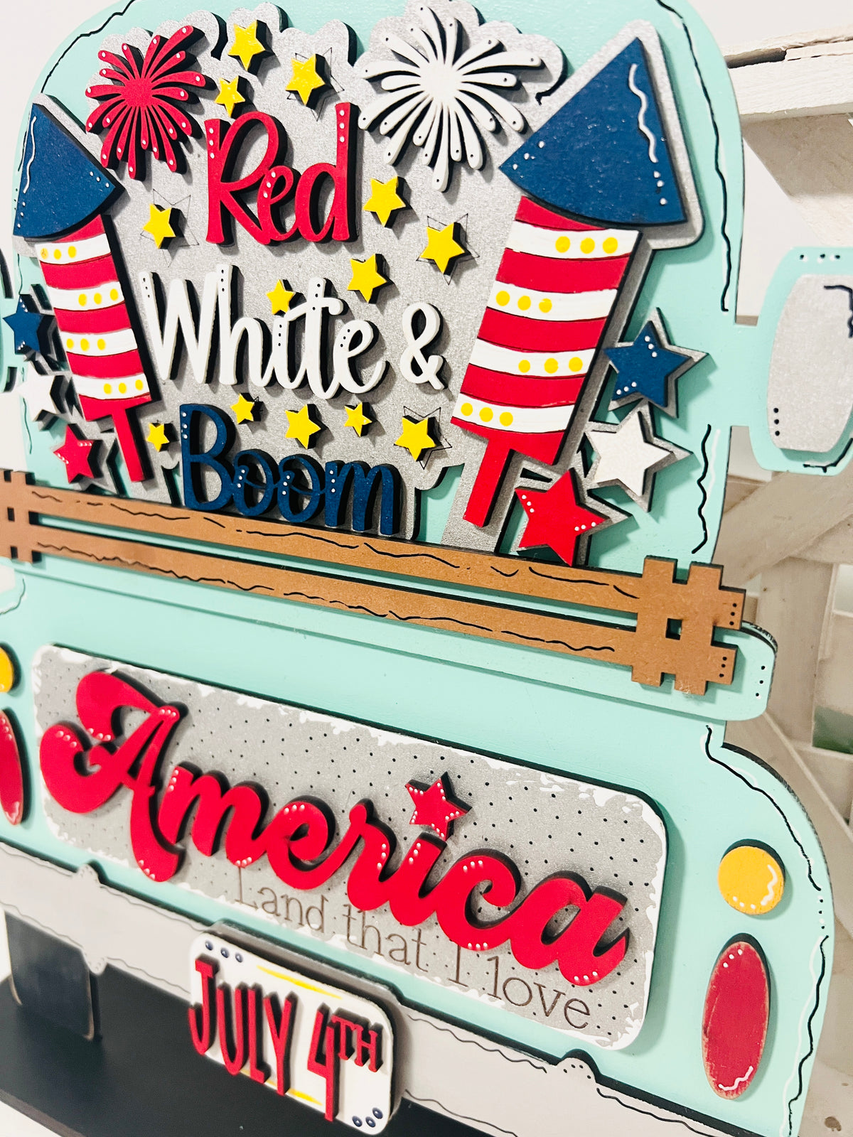 Red, White, and Boom Interchangeable for Truck DIY Kit - 432