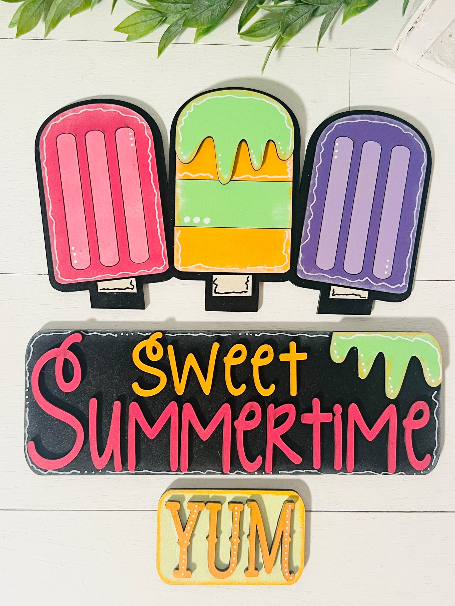 Sweet Summer Time Interchangeable for Truck DIY KIT