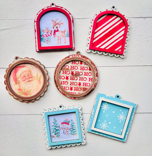 Simple Framed Ornaments (Includes Digital Download)