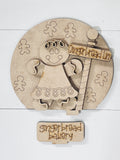 Gingerbread Snow Globe Insert - 256