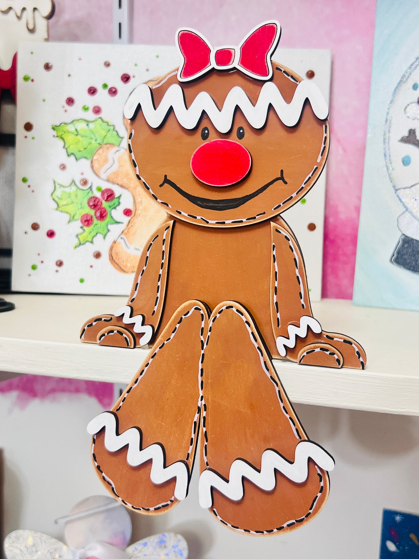 Gingerbread Shelf Sitter