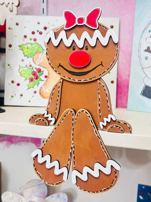 Gingerbread Shelf Sitter