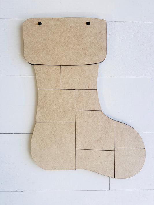 Patchwork Stocking Hanger
