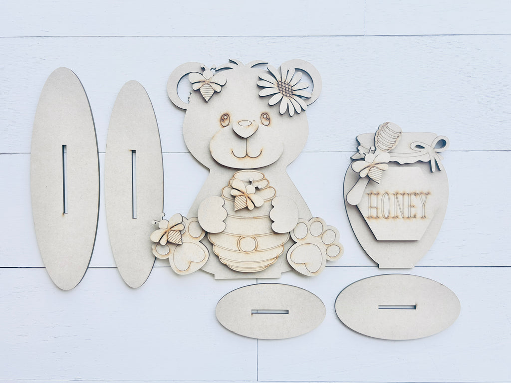 Honey Pot Bear Shelf Sitter DIY KIT - 569
