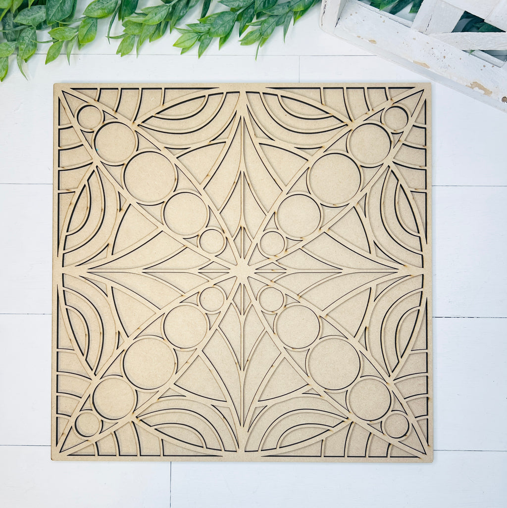 Geometric Square Mandala DIY KIT