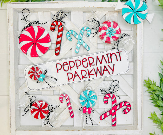 Peppermint Ornament Bundle DIY KIT