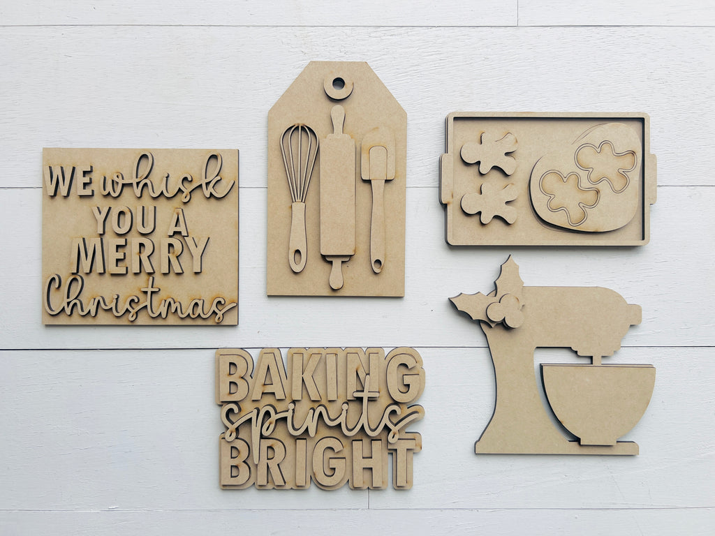 Baking Spirits Bright Tiered Tray Set DIY KIT