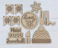 Winter Snowflake Tiered Tray Set - 190