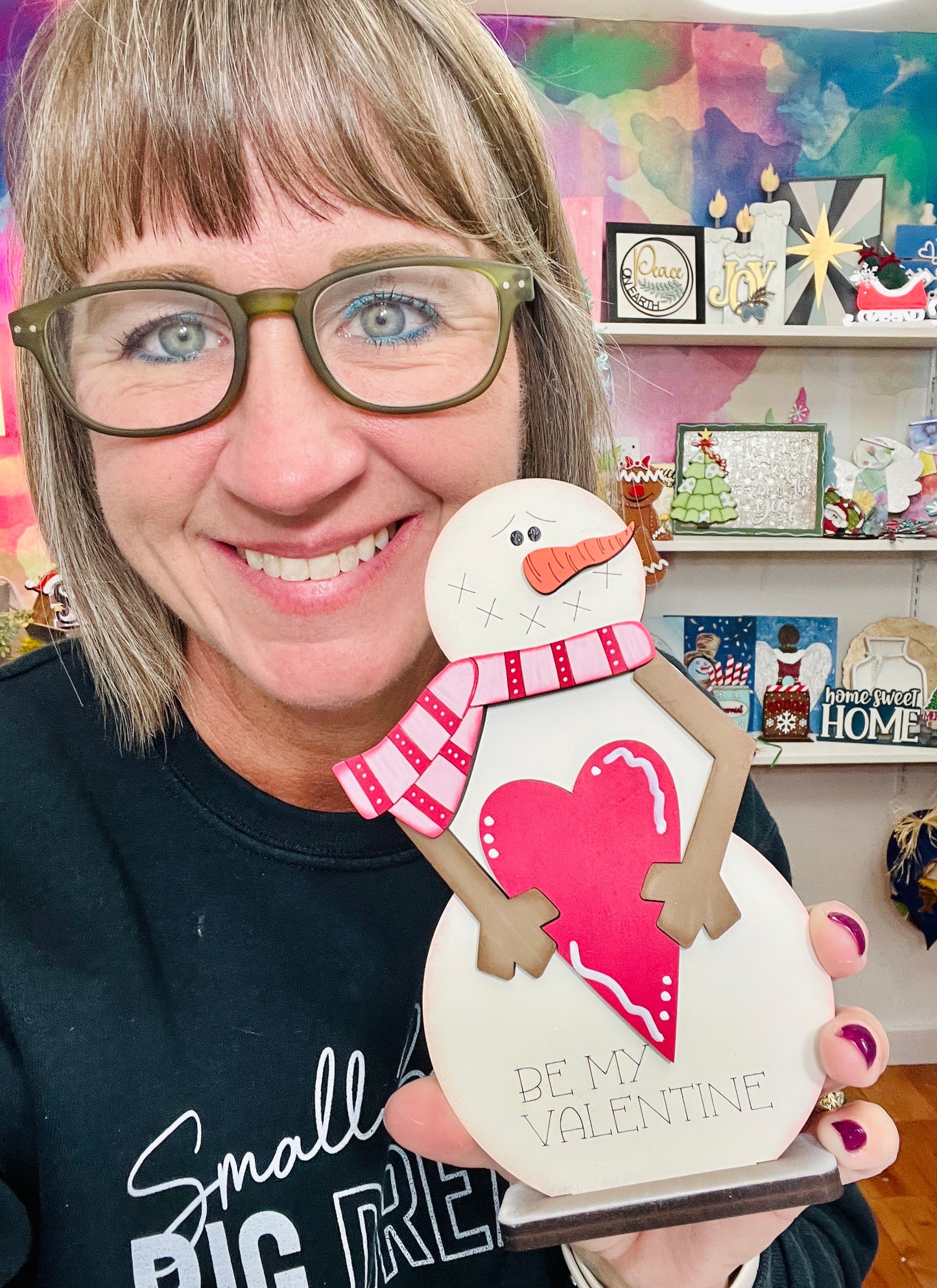 Be my Valentine Snowman