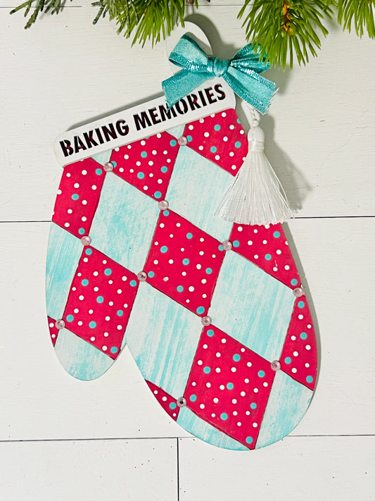 Baking Memories Handprint Oven Mitt DIY KIT