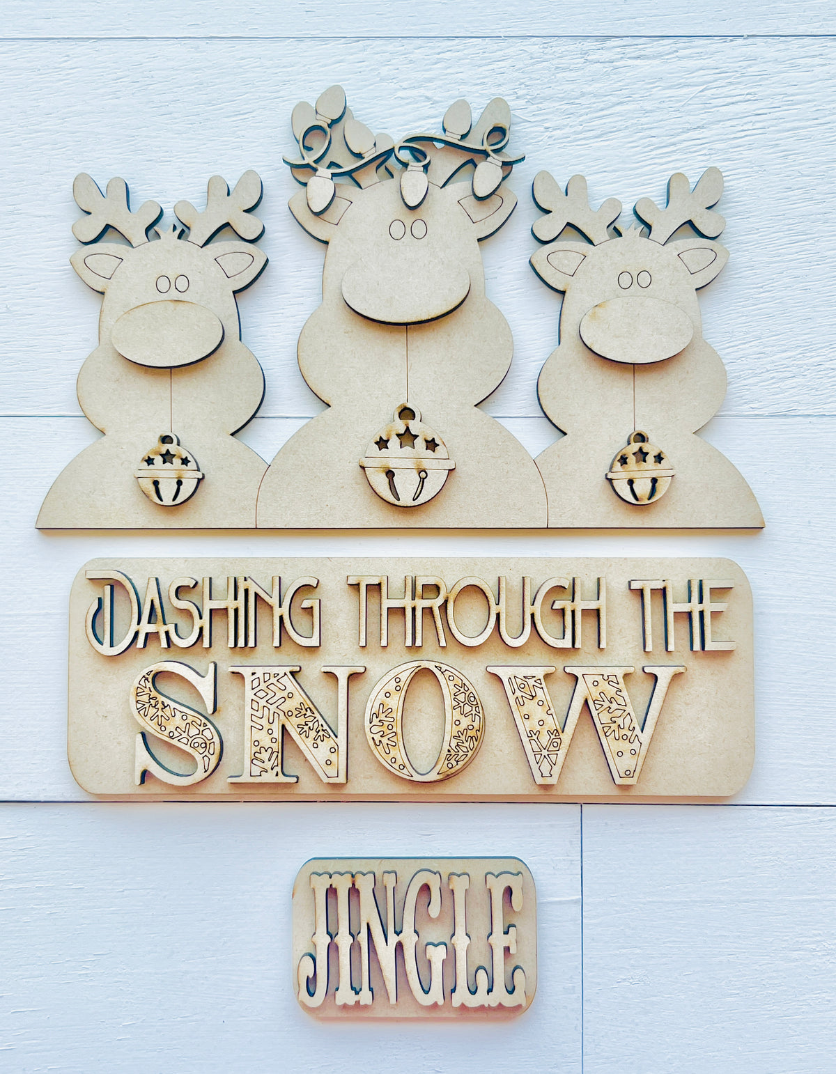 Dashing Through the Snow Truck Insert Interchangeable DIY Kit - 425