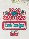 Candy Cane Lane Truck Insert Interchangeable DIY Kit - 424