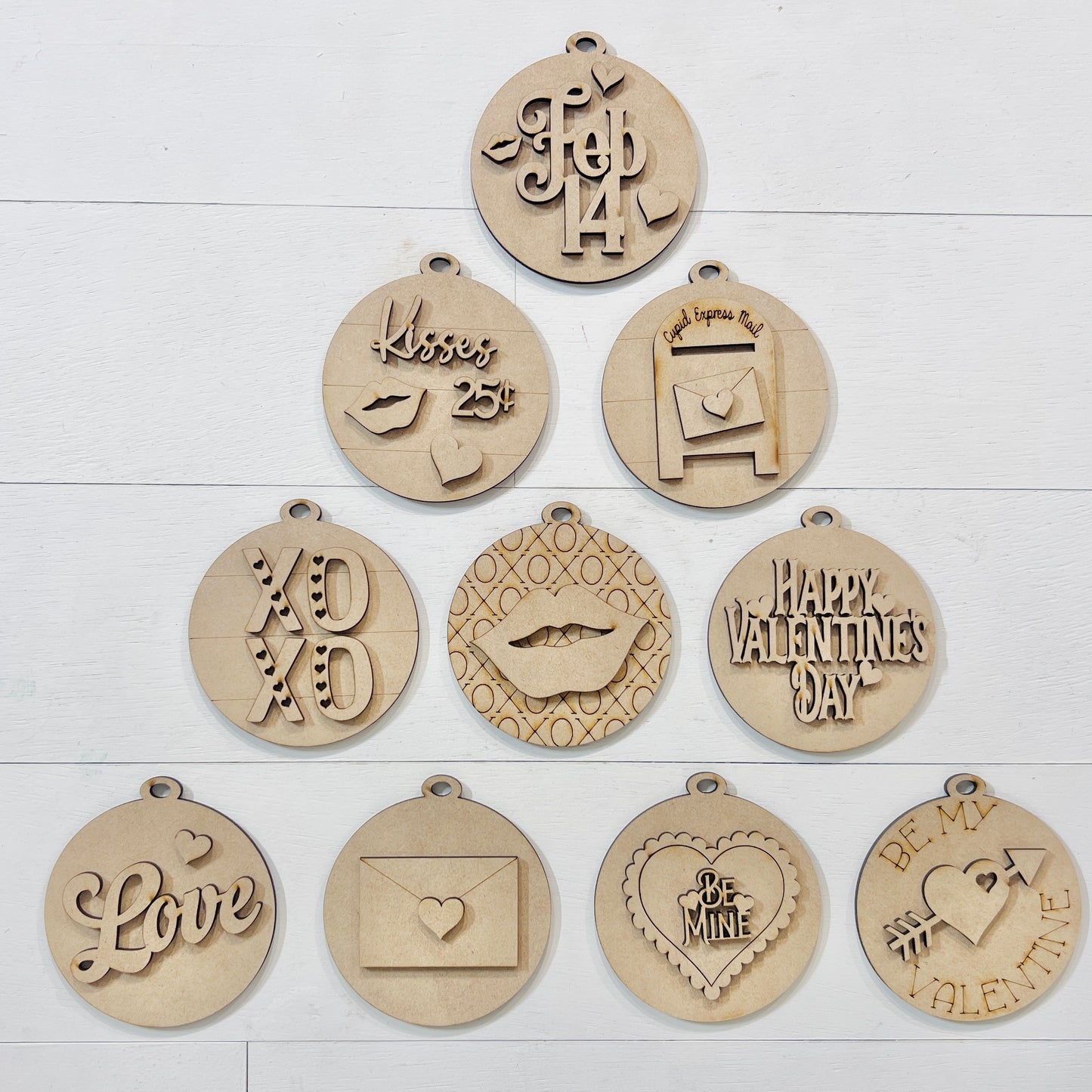 Valentine Ornament Set