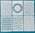 Heart Pattern Stencil Set