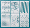 Love Word & Heart Stencil Set