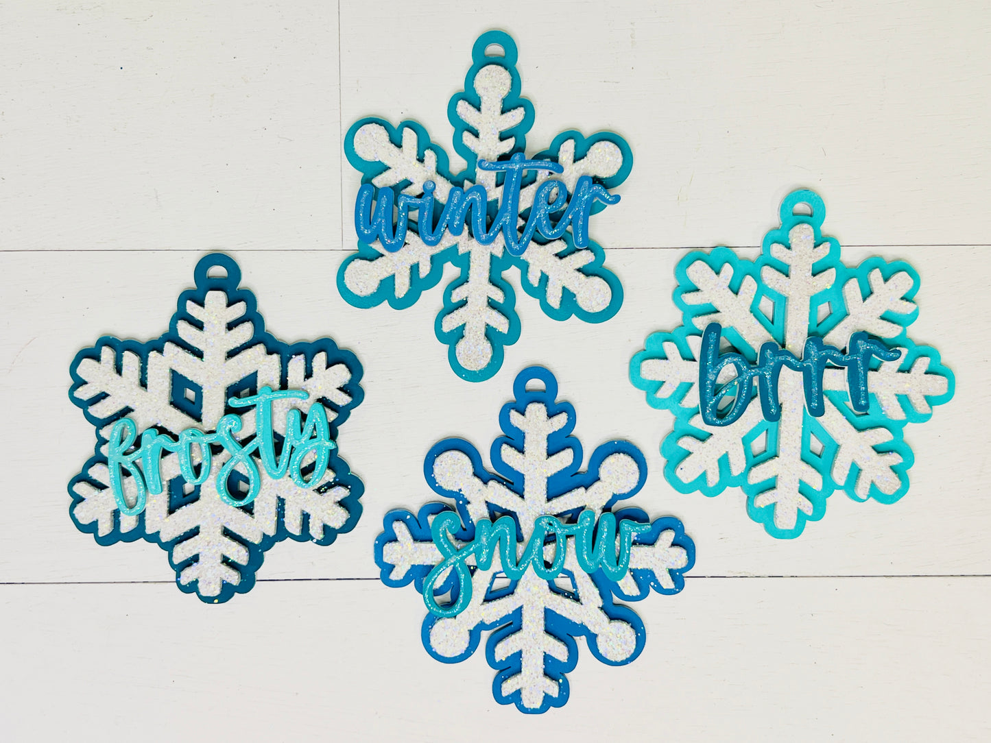 Winter Snowflakes Ornaments DIY KIT