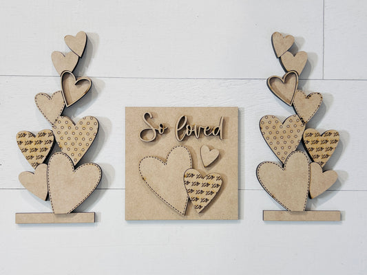 So Loved Arched Window Interchangeable Insert