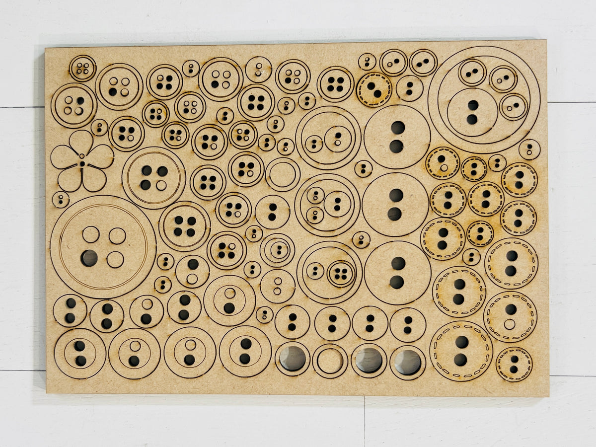 Button Cutouts - various sizes