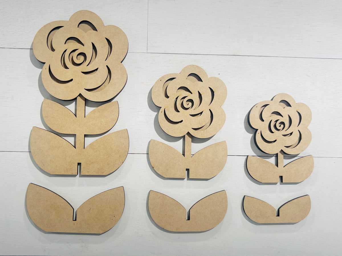 3D Rose Trio - 323