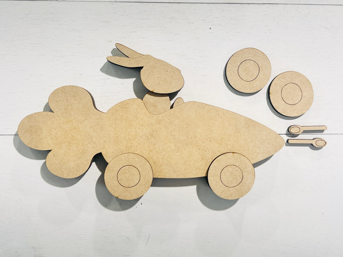 Carrot Race Car Bunny - 503