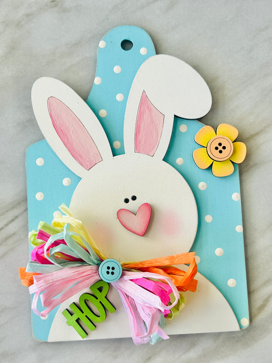 Easter Bunny Cutting Board Sign