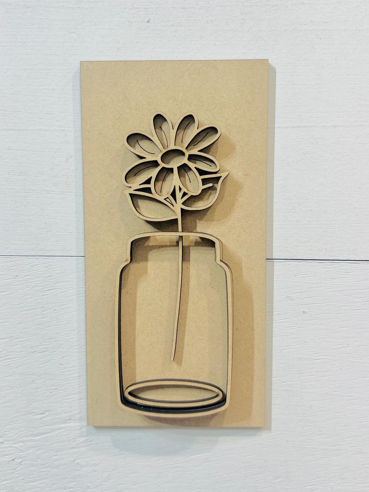 Daisy Mason Jar Leaner - 341