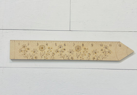 Floral Ruler