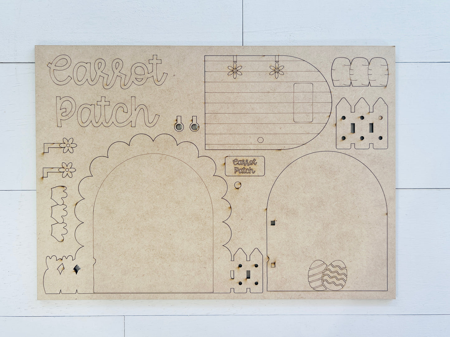 Carrot Patch Fairy House Door Kit