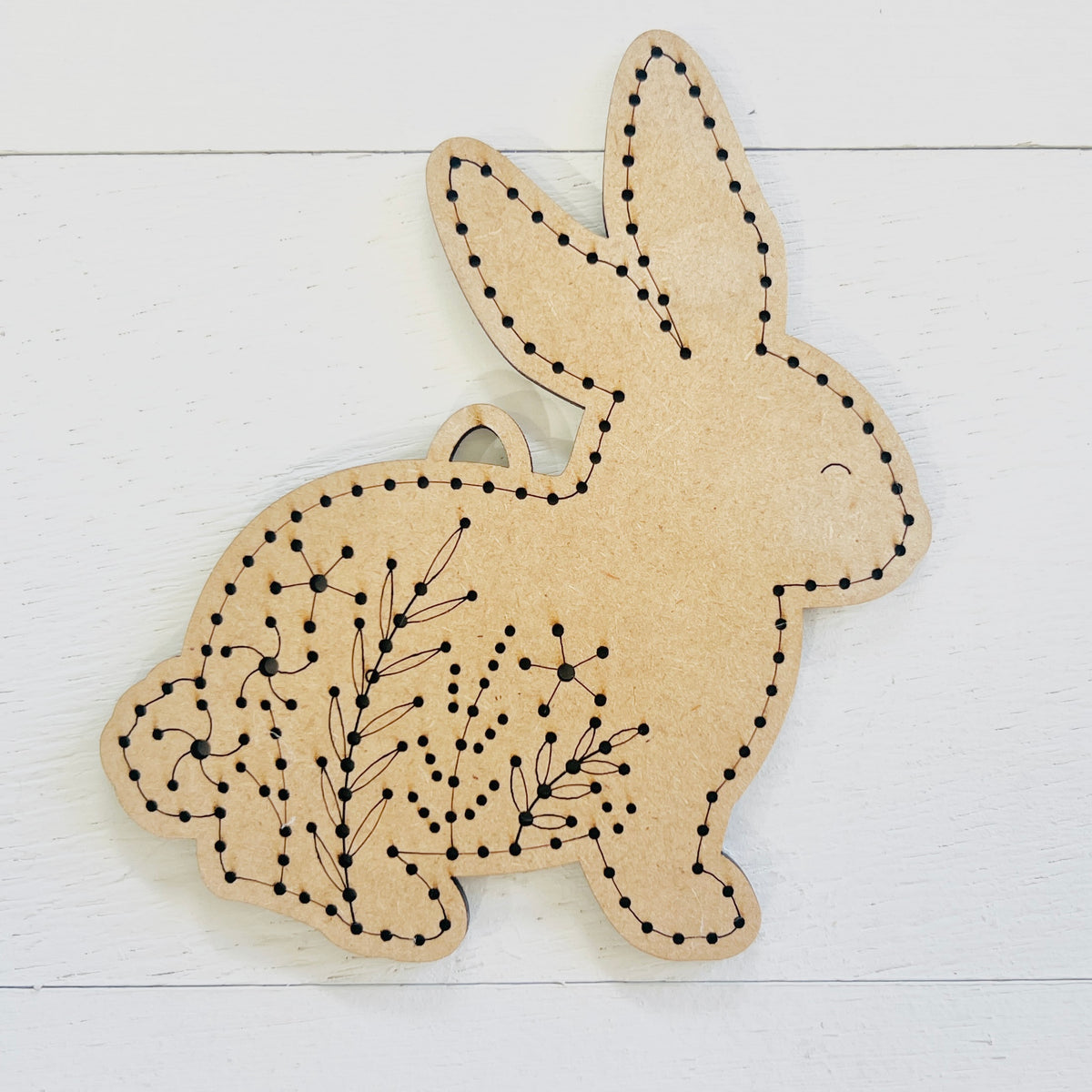 Easter Bunny Embroidery Tag / Ornament