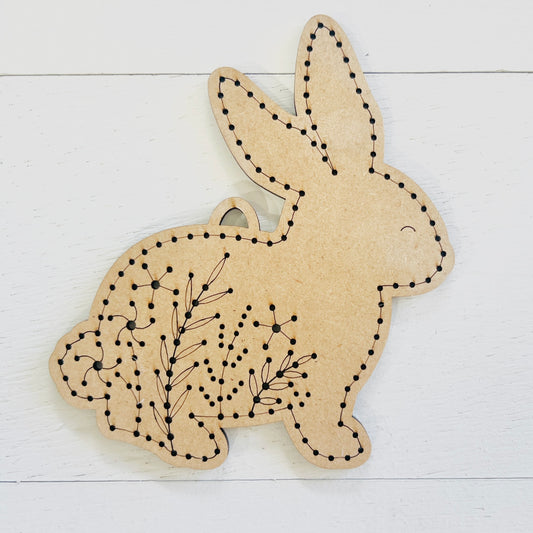 Easter Bunny Embroidery Tag / Ornament