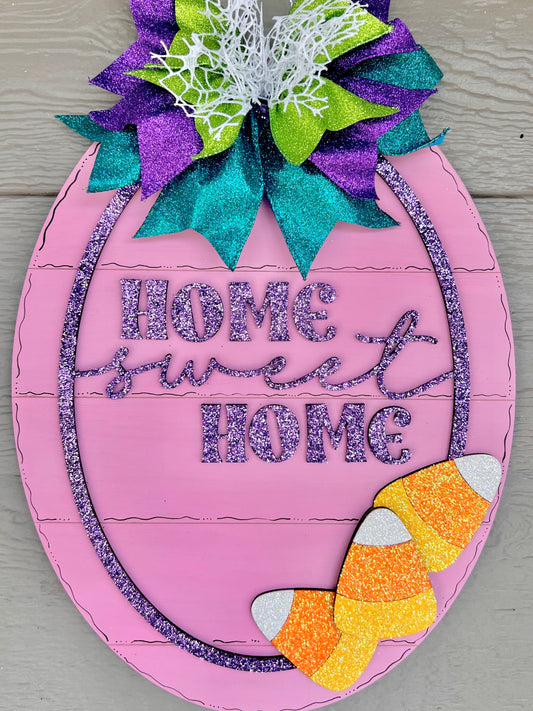 Home Sweet Home Candy Corn Door Hanger DIY Kit