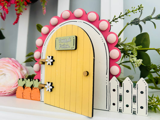 Carrot Patch Fairy House Door Kit