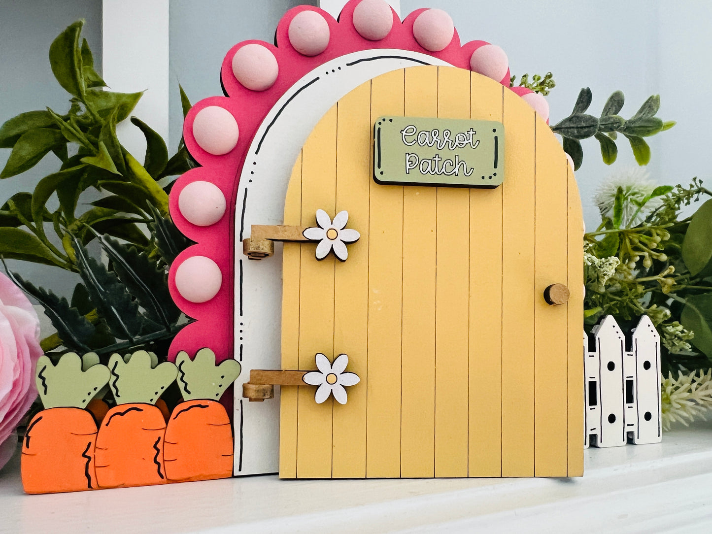 Carrot Patch Fairy House Door Kit