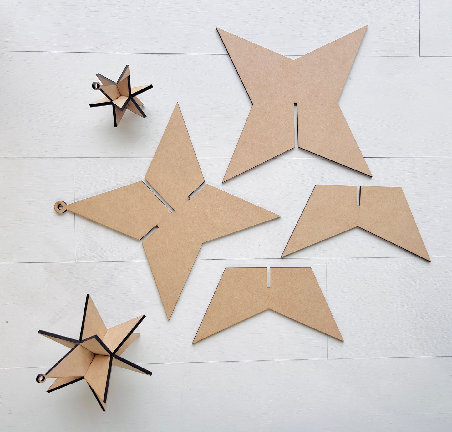 Hanging Geometric Stars Trio DIY Kit